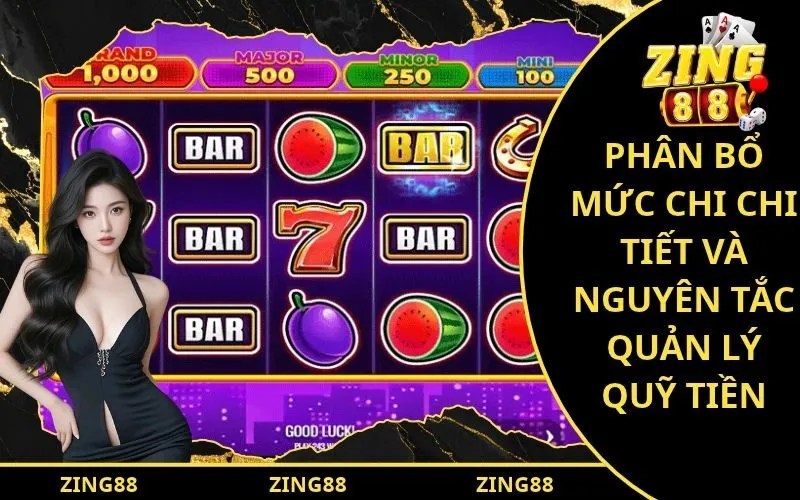 Phân bổ mức chi chi tiết và nguyên tắc quản lý quỹ tiền